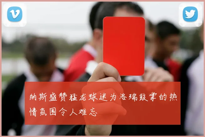 纳斯盛赞猛龙球迷为洛瑞鼓掌的热情氛围令人难忘